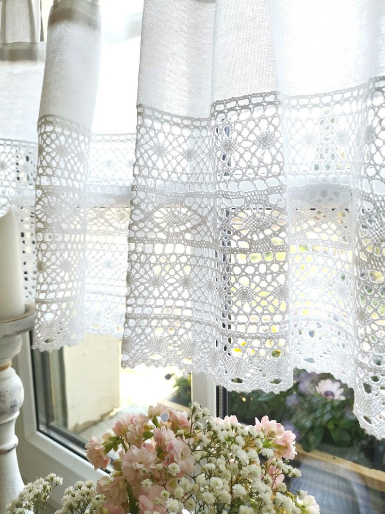 Window curtain Crochet decorations 337586 image 4