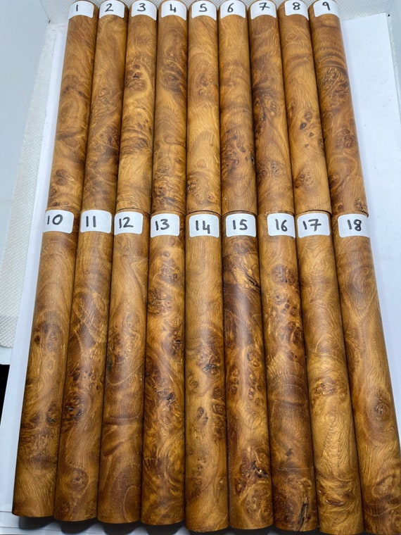 Stabilized Oak Burr Burl 19mm Pen Blank Woodturning Blank Etsy