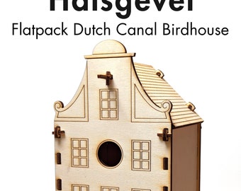 Kit de casita para pájaros del canal holandés