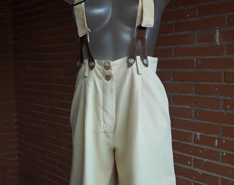 Vintage 1989 Bermuda Shorts with suspenders