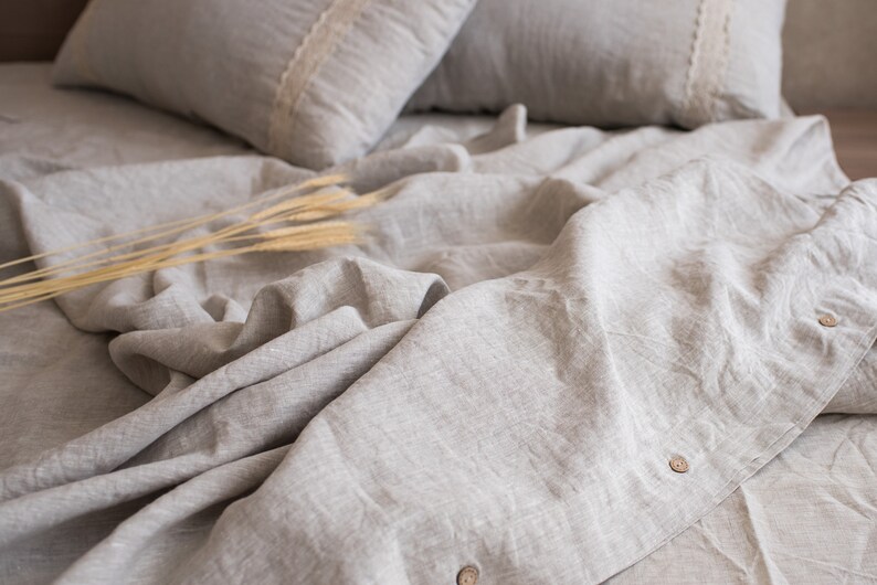 Duvet Cover Linen King Size Washed Linen Us Size Custom Size Etsy