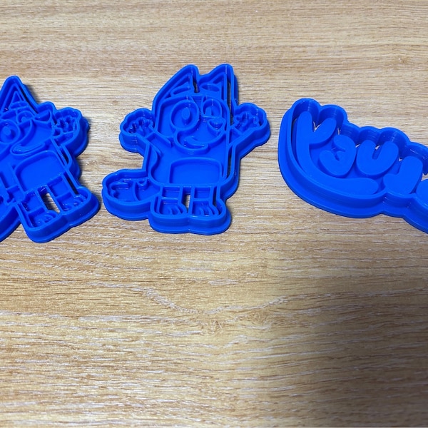 Bluey cookie cutters