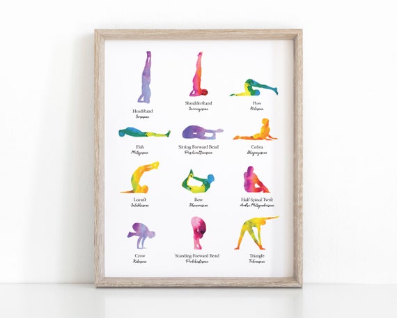 An asana is a body posture, originally and still a general term for a