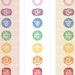 Chakra Bookmark, Chakra Art, Yoga Gift, Printable Yoga Bookmark ...