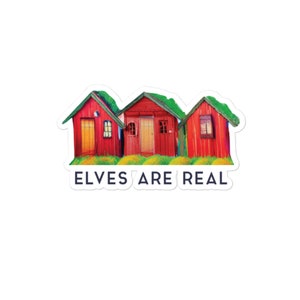 Gli elfi sono reali - Adesivo Fire Saga dell'Eurovision Song Contest / Will Ferrell / Husavik Elfi islandesi