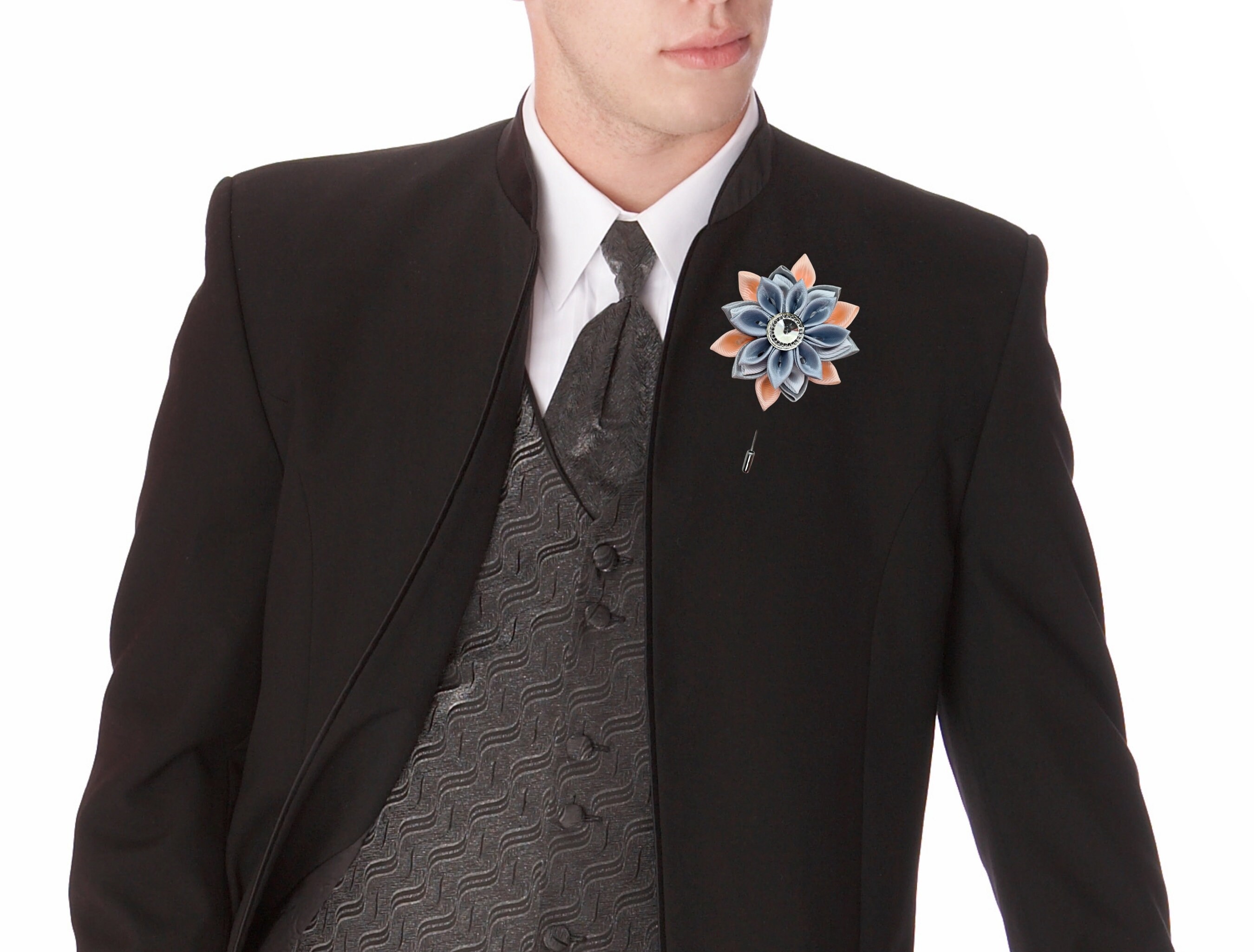 Custom Men's Lapel Pin Gift for Groomsmen Men's Lapel Etsy UK