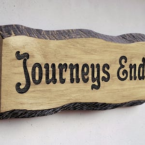 Letrero de madera personalizado para casa – Placa de dirección de roble rústico grabada – Placa de identificación personalizada para exteriores imagen 10