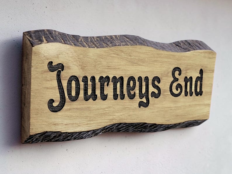 Letrero de madera personalizado para casa – Placa de dirección de roble rústico grabada – Placa de identificación personalizada para exteriores imagen 10