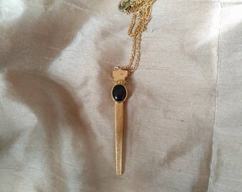 Coffin nail necklace // Vampire Amulet // vampire necklace// Coffin nails // Coffin nail witchcraft // Coffin jewellery