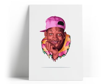 Fresh Prince Illustrated Print