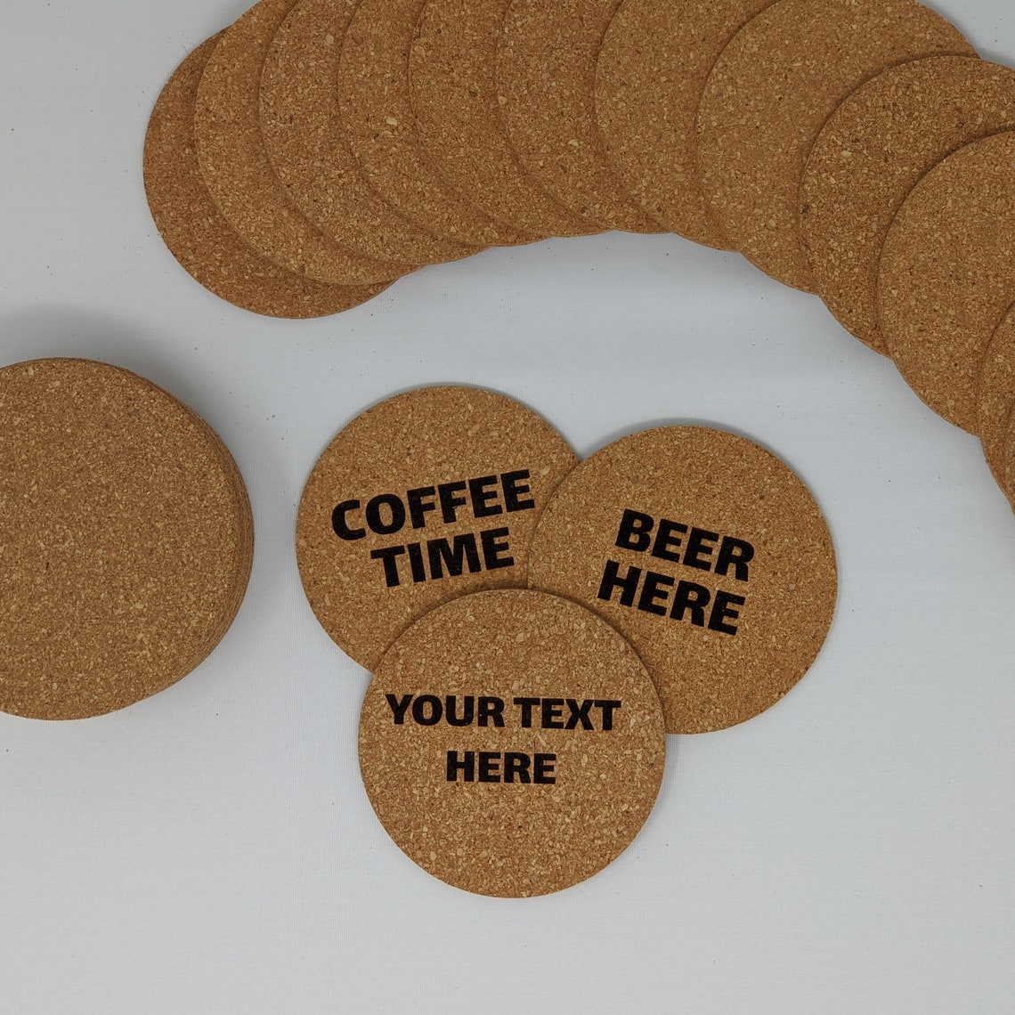 Custom Personalized Cork Coaster For Beer Coffee Tea and Etsy