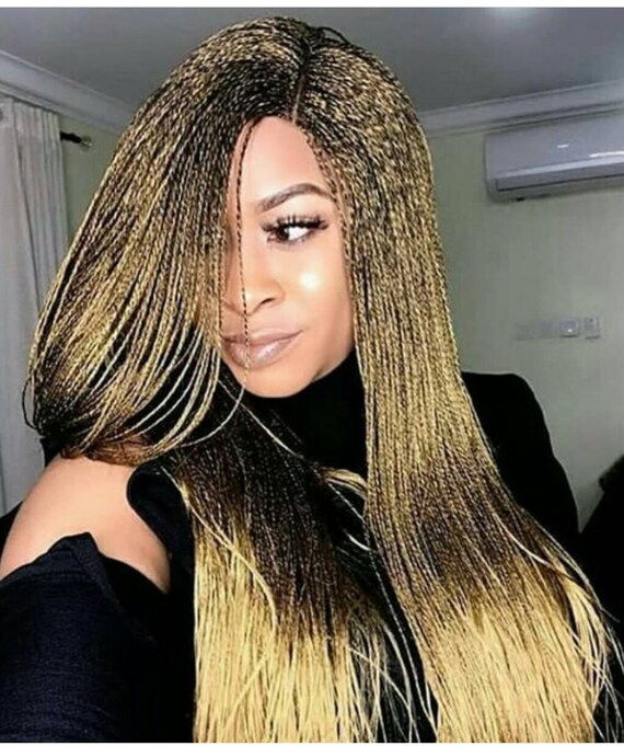 Custom Made Micro Twist One Million Bradis Senegalese Twist Etsy