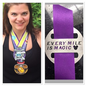 Wear 1 or 2 medals at once without damage to the Princess Half Marathon, Fairytale Challenge Mickey Mouse medal holder, Run Disney,