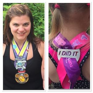 Run Disney medal holder. Medal display marathon, half marathon mom
