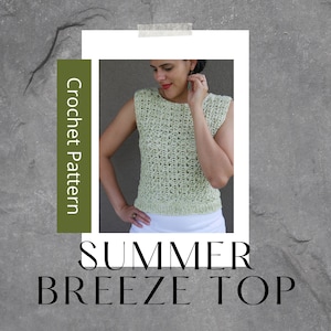 Summer Breeze tank/vest PDF Pattern