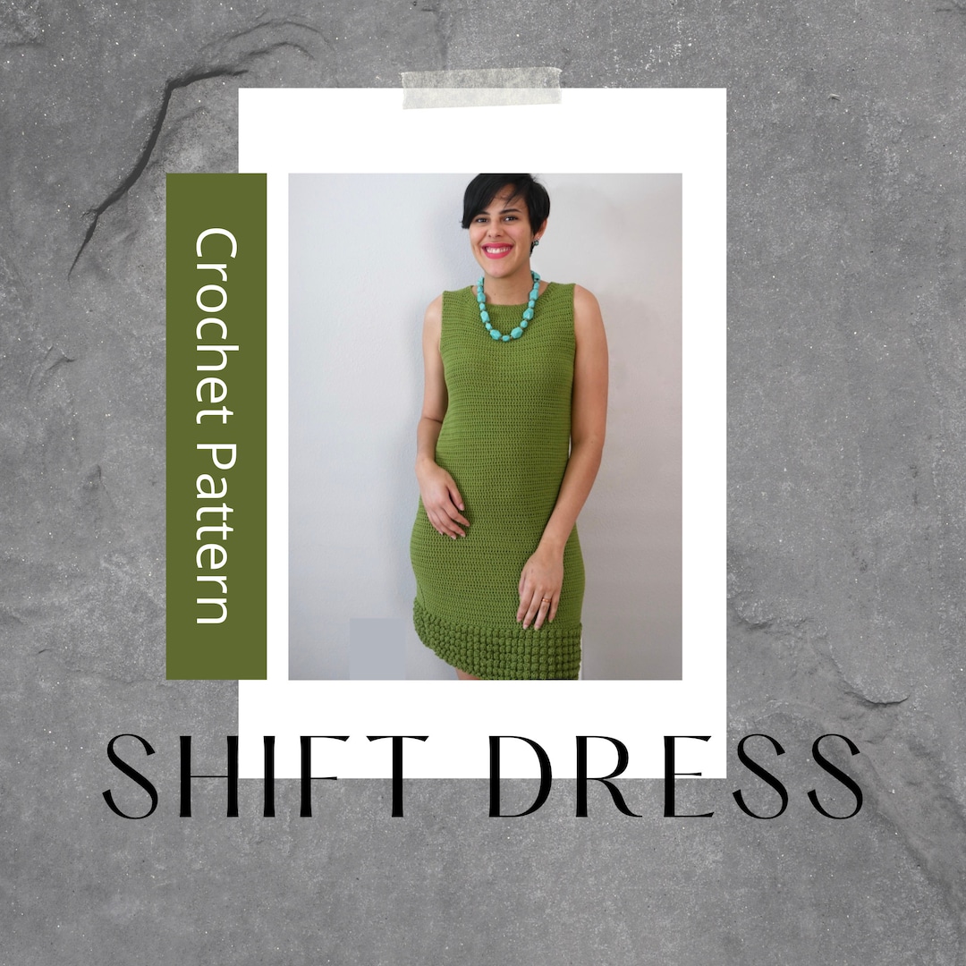crochet shift dress pattern Leyla Crochet Shift Dress  Pink Bellini