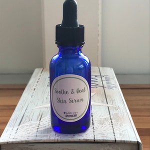 Soothe & Heal Skin Serum, scars, stretchmarks, dermatitis