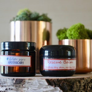 Rescue Skin Balm, Salve with Calendula, Hempseed and Turmeric oils