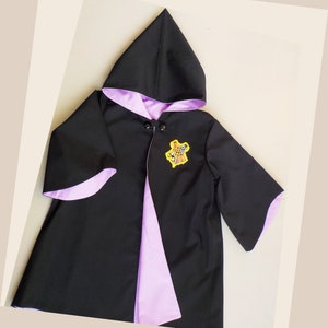 Wizard Robe for kids Cotton magic robe Toddler lined cloak image 9