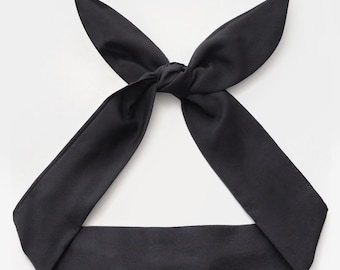 THE CLASSIC Black Wired Headband