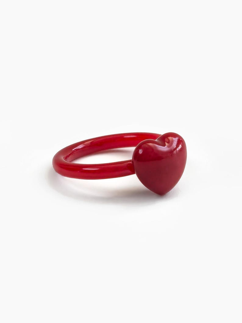 AMOUR Heart Ring image 2