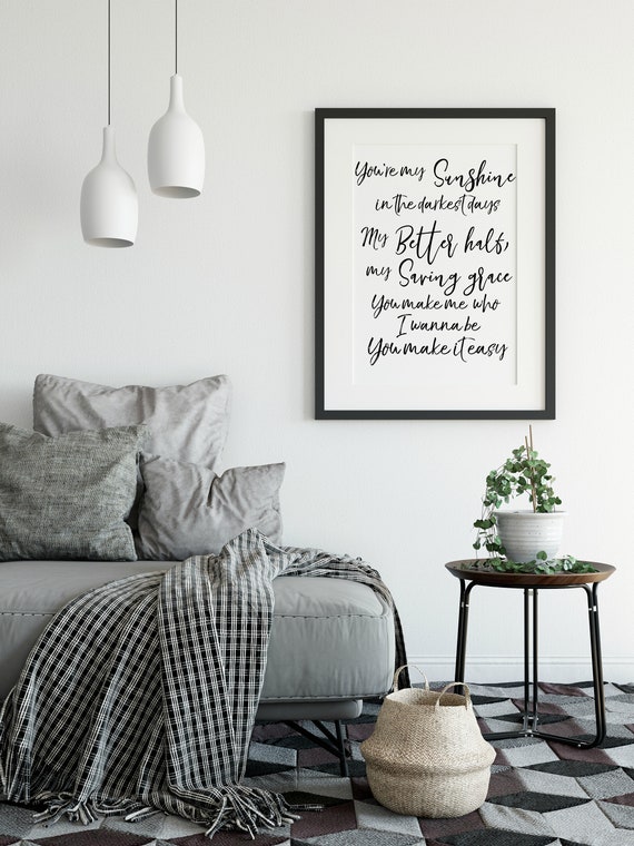 You Make It Easyjason Aldeancountry Song Lyricwedding Etsy
