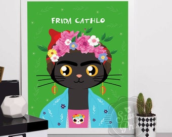 Poster Frida Cathlo A3