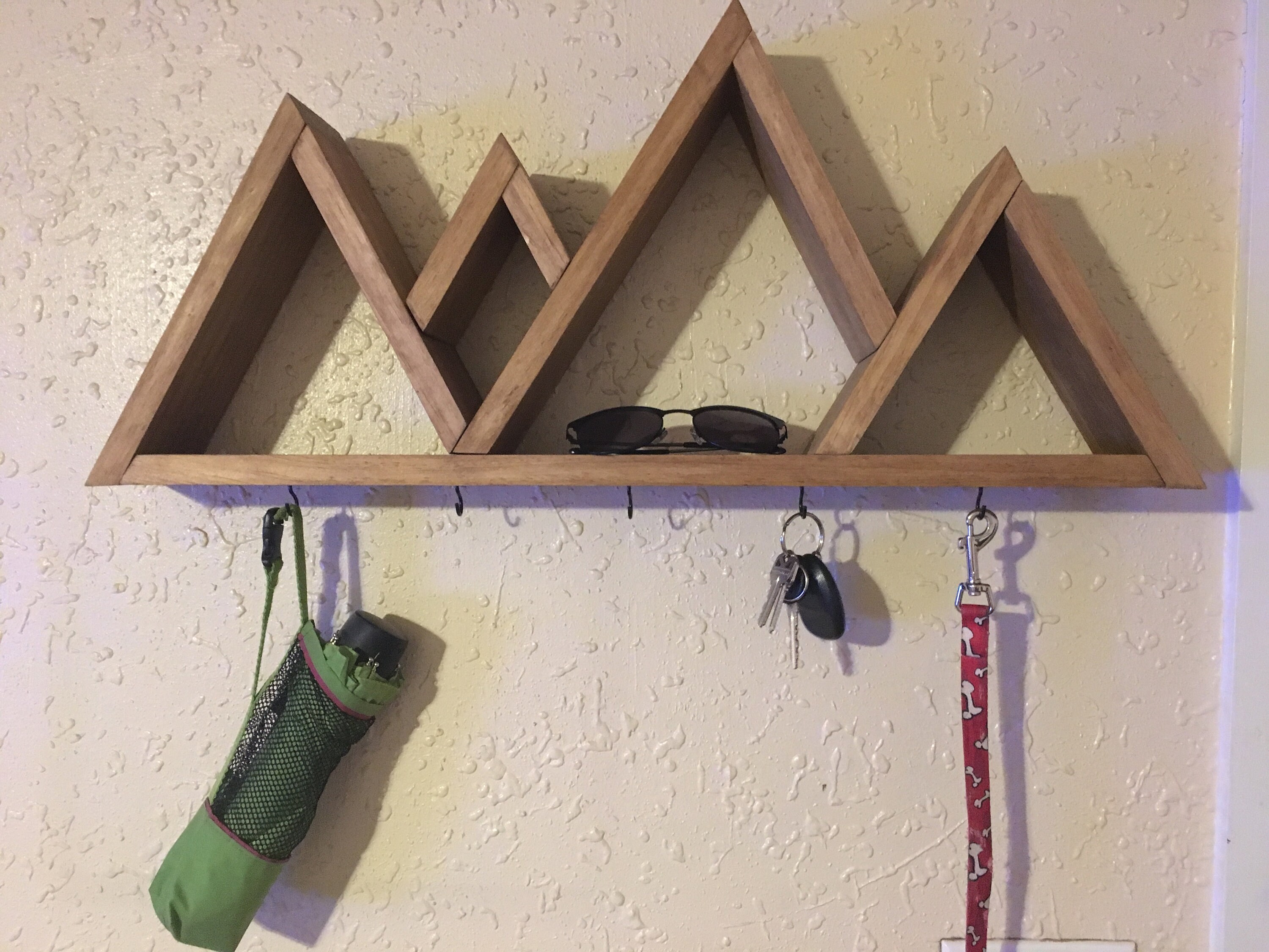 Mountain Wood Shelf Etsy