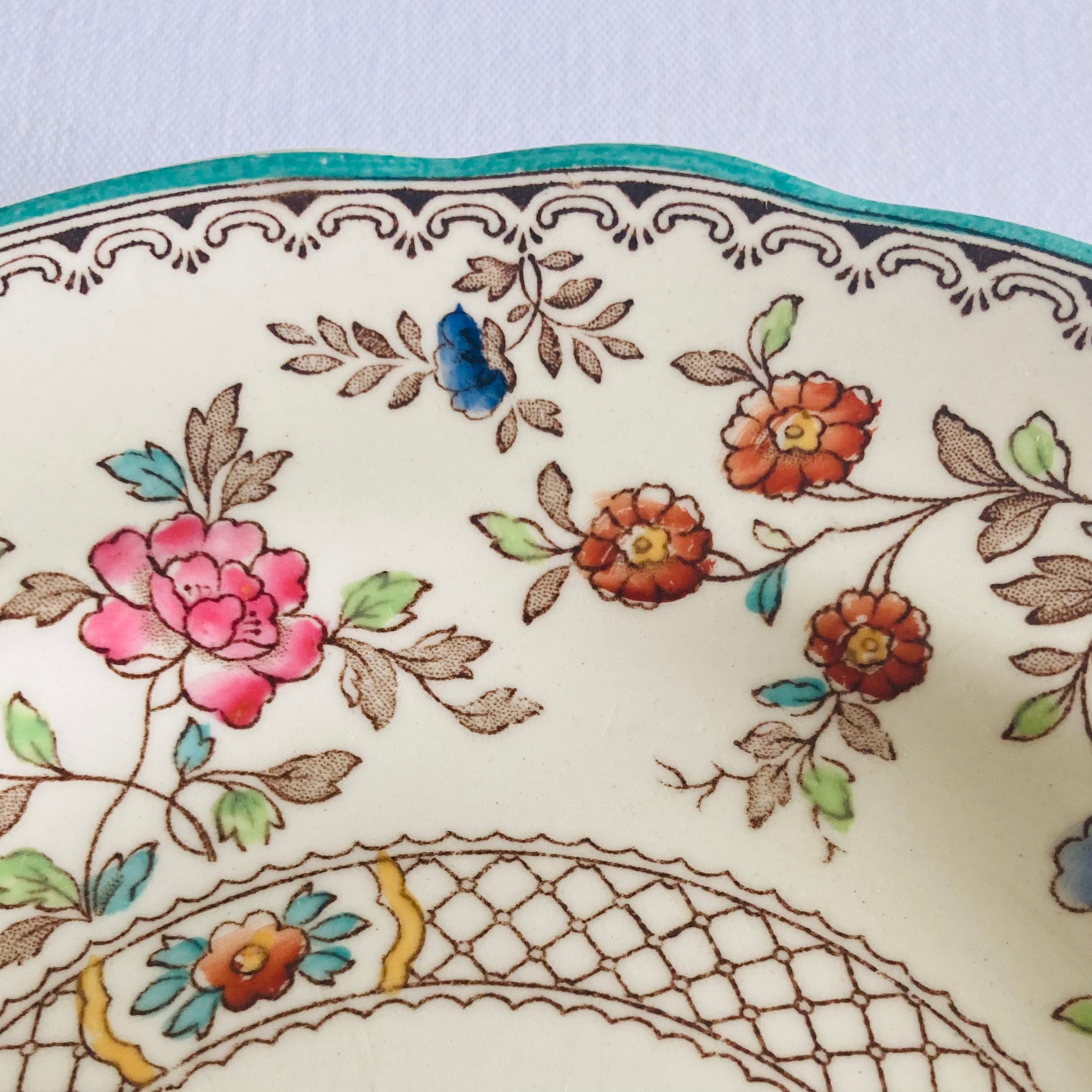 Spode Audley Royal Jasmine Plates Set of 3 Small Spode Etsy UK