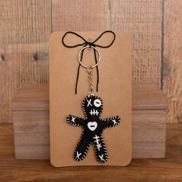 Voodoo Doll Keychain Etsy