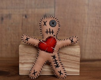 Voodoo doll/Voodoo patch doll/Tan