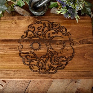 Altar / Tree of Life / Meditation / Altar Table / Tabletop Altar / Witch Decor / Pagan Altar / Wiccan Altar / Tarot