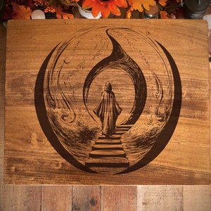 Altar / Journey of the Soul / Meditation / Altar Table / Tabletop Altar / Witch Decor / Pagan Altar / Wiccan Altar / Tarot
