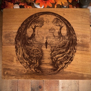 Altar / Souls Journey Home / Meditation / Altar Table / Tabletop Altar / Witch Decor / Pagan Altar / Wiccan Altar / Tarot