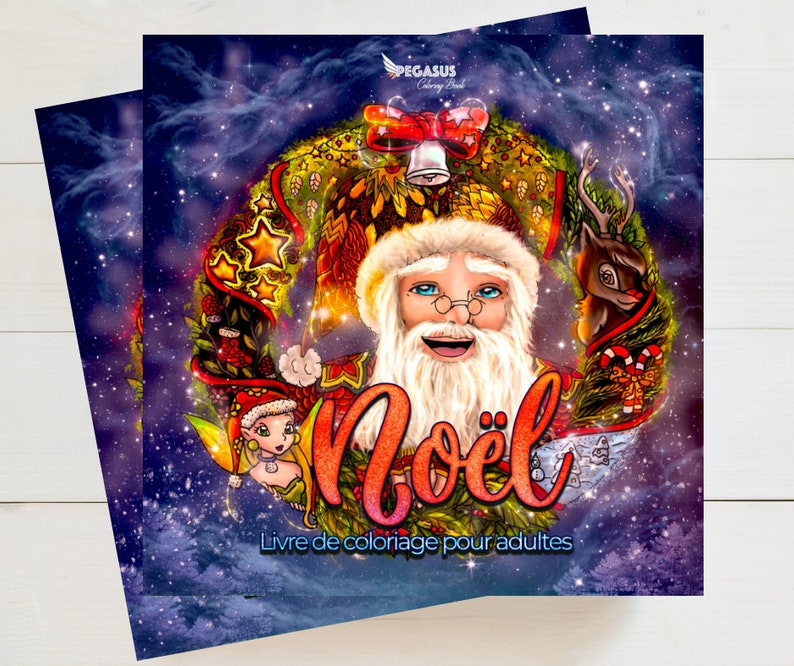Noël Livre de coloriage pour adultes  Etsy