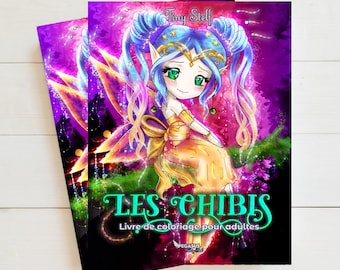 Coloring book for adults "The Chibis"