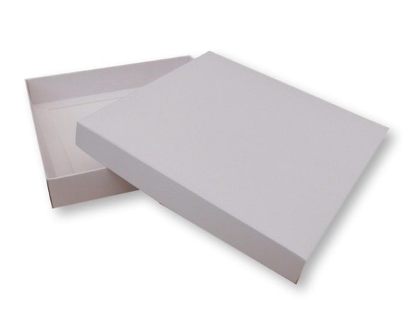CARDS JEWELLERY 20mm DEEP CAKES ETC GIFTS 50 WHITE 4 X 4 INCH WINDOW BOXES 