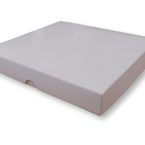 Pack of 10 7" x 7" White Gift Boxes, Greeting Cards, Jewellery, Cakes, Gifts