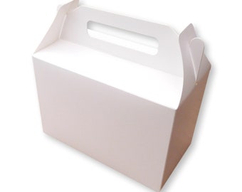 Pack of 20 White Party Gift Boxes, Loot Boxes, Cakes, Gifts, hamper, Garments, Scarfs