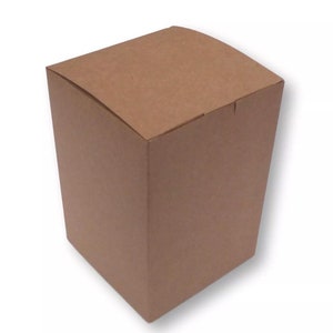 Pack de 5 cajas de regalo grandes kraft brown, taza, vela, pasteles, regalos, cesta, prendas, bufandas