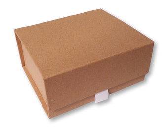 1 Large Kraft Brown Magnetic Snapshut Gift Box. Chocolates, Candle, Cakes, Gifts, hamper, Garments, Scarfs