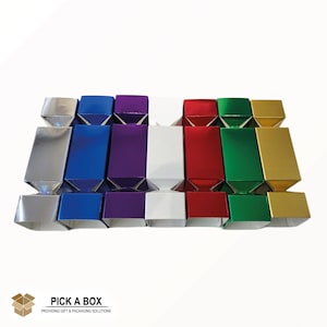 Pakket van 20 kleine cracker geschenkdozen, gemengde kleuren, kerstcrackers, chocolaatjes, snoepjes, gebak, geschenken
