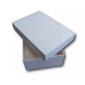 5 cajas de regalo pequeñas de color blanco intenso para camisas, zapatos, prendas de vestir, ropa, joyas, regalos, cestas, caja de zapatos