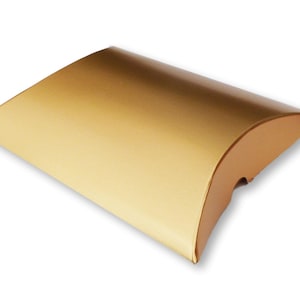 Verpakking van 10 medium gouden kussenzakjes, dozen, geschenkdoos, sieraden, snoep, geschenken, zeep, kledingstukken, sjaals, ambacht