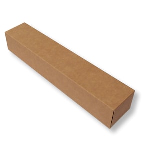1 grande boîte cadeau parchemin marron, fleur, rose, cartes de voeux, bijoux, gâteaux, cadeaux