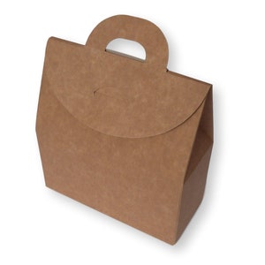 Packung mit 5 große Kraft braun Box Bag Geschenk-Boxen, Schmuck, Kuchen, Geschenke, Geschenkkorb, Kleider, Schals