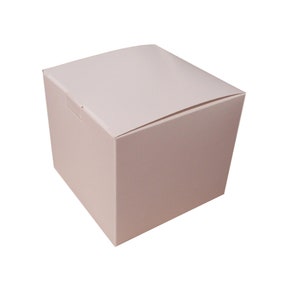 Set van 5 kleine witte mokdozen, geschenken, kaarsen, taarten, geschenken, mand, kledingstukken, sjaals