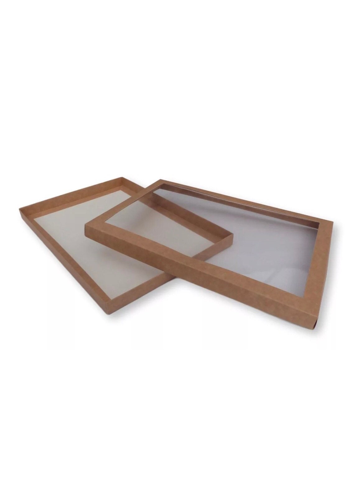 Pack of 50 A4 Window Gift Boxes White/ Gold / Kraft Brown Etsy UK