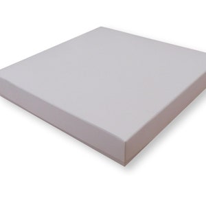 Set van 5 witte/gouden/zilveren geschenkverpakkingen van 6 x 6 inch, wenskaarten, sieraden, taarten, geschenken