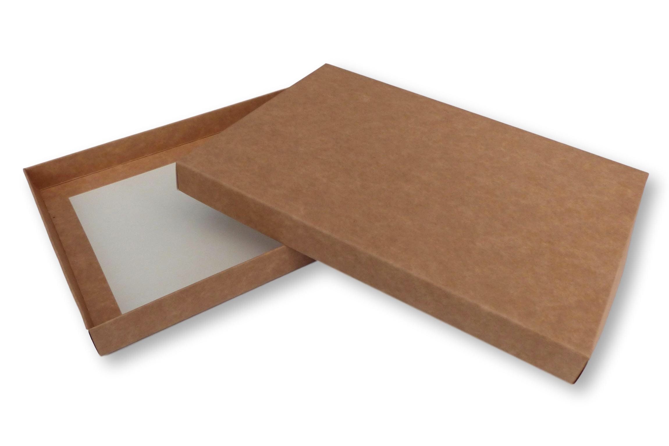7,5 x 7,5 x 3cm Scatola Regalo Kraft Bianco, 30 Pezzi Scatole Bomboniera Kraft, Scatoline Carta Kraft, Mini Scatola di Caramelle In Carta Kraft per